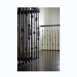알루미늄 난간 가격 골동품 철 계단 난간 현대 디자인 Ms 파이프 난간 별장
