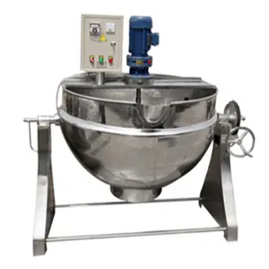 Industrial Automatic Cooking, Boiling, Stirring & Tilting Kettle/Pot/Pan