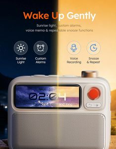 Máquina de Ruido Blanco Divoom Flowtoo con Altavoz Bluetooth, Reloj Despertador <span class=keywords><strong>y</strong></span> Pantalla Relajante, para Relajación <span class=keywords><strong>y</strong></span> Regalos - Product Image 5