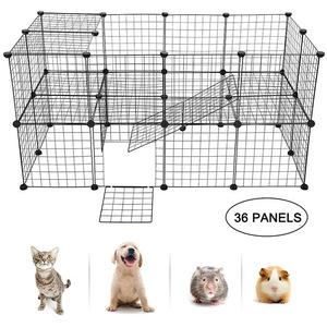 <span class=keywords><strong>Indoor</strong></span> Kleine und mittlere Hunde zäune Kostenlose Kombination von Schutz zäunen Hundehütten Bretter Zäune - Product Image 4
