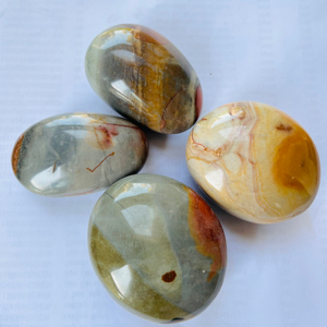 Wholesale Natural High Quality Crystal Palm <strong>Stone</strong> Polished Ocean <strong>Jade</strong> Palm <strong>Stone</strong> for Decoration - Product Image 3