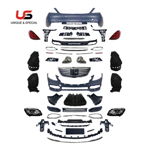 Piezas De Auto estilo <span class=keywords><strong>Maybach</strong></span> para <span class=keywords><strong>mercedes</strong></span>-benz W222 a <span class=keywords><strong>Maybach</strong></span> PP, rejilla de parachoques, faros traseros, faldas laterales - Product Image 1