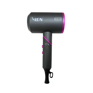 Professional OEM Travel Use Foldable Low Noise Hair Dryer With 48M Negative Ion For Export