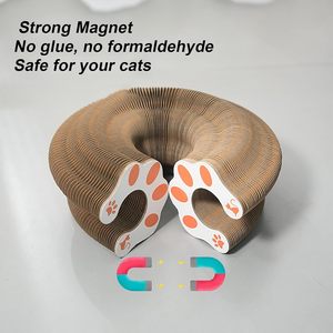 Griffoir en carton pour chat, jouet interactif pour chat, jouets à forme changeante, jouet à griffer pour chat - Product Image 5