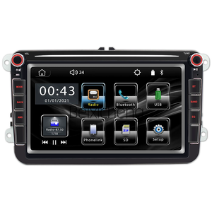 (B63) Navigatore GPS da 8 Pollici con Schermo Touch Smart Radio Android Compatibile con <span class=keywords><strong>Volkswagen</strong></span>/VW <span class=keywords><strong>Carplay</strong></span>/FM - Product Image 4
