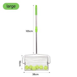 PATS SPORT PAT-AS-10 Ramasseur de balles de tennis et de pickleball portable léger en acier inoxydable sans bordure noir réglable 103x36cm - Product Image 6