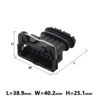 Connecteur électrique étanche JPT Auto, 5 broches mâle et femelle, pour alimentation primaire, modèle Amp 282193-1