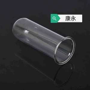Glass Test Tube 47X150 Mm Wide Mouth Rolled Top Flanged Label For Laboratory Use - Product Image 2
