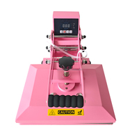 Mesin Press Panas Kaos Semi-Otomatis 23*30CM untuk Pencetakan Transfer Panas Sublimasi pada Kaos, Tas, dan Casing Ponsel