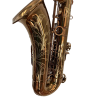 Beautiful Finished Chinese Manufacture Production Gold Lacquer Eb Tuning Alto Saxfon