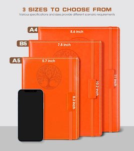 A5 B5 <b>A4</b> Classical 2026 2027 Custom Hard Cover Elastic Band 100 GSM Writing Paper Pu Leather Journal Journal <b>Planner</b> Notebook - Product Image 2