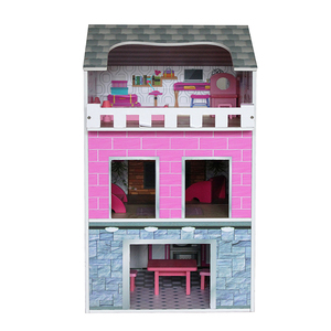 Juguetes plegables multifuncionales para bebés, <span class=keywords><strong>casa</strong></span> de <span class=keywords><strong>muñecas</strong></span> con muebles en miniatura, venta al por mayor - Product Image 6