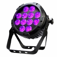 Nouvelles lumières dj scène événement lumière 12x18W RGBWAUV 6 en 1 slim led par plat