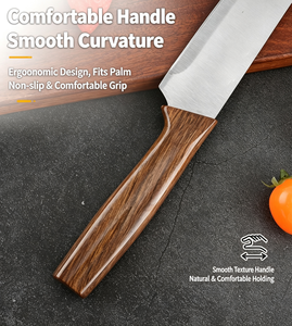 Ensemble de couteaux de cuisine et de couteaux à fruits en acier inoxydable de haute qualité, 7 pièces, coffret cadeau d'ustensiles de cuisine, stock disponible - Product Image 5