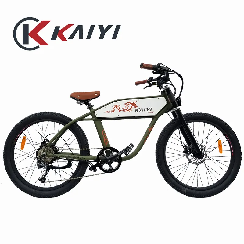 26*4,0 * пляжный Kaiyirfat Snow Tirebike4.0 4,5 литиевая батарея смарт-48 В Задняя Ступица Мотор Алюминиевый сплав винтажный Электрический велосипед 40 км