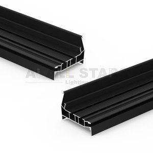 Profils en aluminium pour plafond tendu, profilés souples pour plafond de maison d'hôtes, luminaires LED à double rail, rideaux, profilés en aluminium - Product Image 3