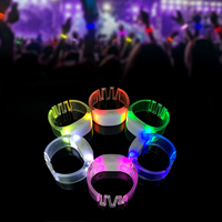 Bracelets LED personnalisés avec logo, concerts, bars, discothèques, mariages, événements, fournitures pour fêtes, bracelet LED en silicone contrôlé à distance par DMX