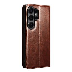 Funda de Cuero para Teléfono <span class=keywords><strong>Samsung</strong></span> <span class=keywords><strong>Galaxy</strong></span> S26 Ultra 5G, Funda Protectora de Cuero Genuino para Smartphone - Product Image 3