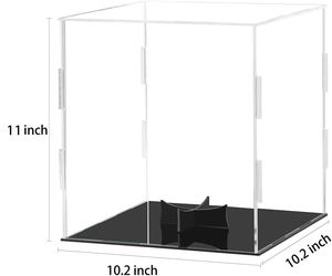 Черная подставка из прозрачного акрила для хранения баскетбольных, футбольных и бейсбольных мячей, с защитой от УФ-излучения и пыли, быстрая доставка - Product Image 3