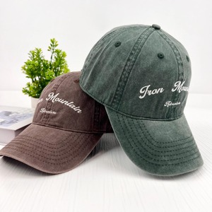 Wholesale Hat Custom Logo Unisex Plain 100% Cotton Baseball <b>Cap</b> Adjustable <b>Blank</b> Unstructured Soft Washed Ball <b>Cap</b> Common - Product Image 2