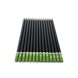 مجموعة أقلام رصاص خشبية سوداء مخصصة للرسم 12 قطعة 2B-12B مباشرة من المصنع مع شعار وتغليف معتمد من FSC وEN71 وISO - Product Image 4