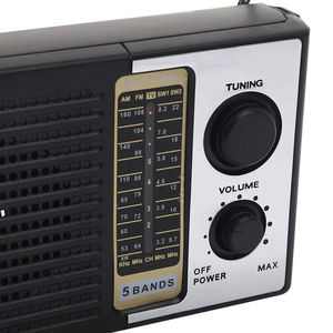 Factory Retro Plastic Portable AM FM SW 5 Band Radio Rechargeable 70dB HiFi <b>Speaker</b> USB Power Home Outdoor <b>Mini</b> Audio Player - Product Image 5
