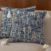 Housse de coussin de canapé carrée de luxe de style européen Innermor, décoration intérieure personnalisée, style moderne, chenille jacquard, bureau, hôtel