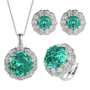 Eco-friendly Copper Manufacturer of High-End Stones Jewelry Set - Product Image 1