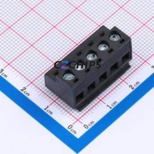 DB331K-5.0-5P-BK-S Plug-in Terminal Block P=5mm Connector ( Pitch: 5mm )( Color: Black )( Total PIN Count: 5P ) - Product Image 1