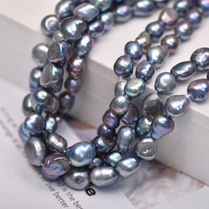 Perlas Cultivadas de Agua Dulce Blancas de 10-11 mm, Perlas de Pan Mantou al por Mayor, Accesorios para DIY - Product Image 3