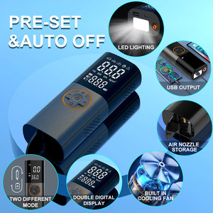 Nuevo Compresor de Aire para Neumáticos de Auto 2023, Inflador Digital de Neumáticos Recargable, Inalámbrico, Mini, Portátil, con Batería - Product Image 5