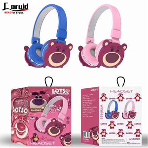 Casque sans fil pliable créatif pour enfants, motif dessin animé populaire, insecte, ours, Iron Man, Superman, écouteurs pour garçon, cadeau - Product Image 6