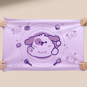 Silicone Kneading <b>Mat</b> Food Grade Non Stick Baking <b>Rolling</b> <b>Mat</b> For Dough Preparation With Bear Pattern 40x60cm - Product Image 2