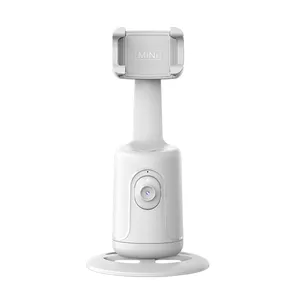 2023 portátil AI Smart Selfie Stick móvil 360 cardán teléfono Ai Auto seguimiento facial Cámara cardán estabilizador trípode teléfono móvil