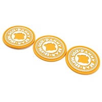 Patchs en caoutchouc PVC et silicium, marque, personnalisé, de haute qualité, en forme ronde, couture sur impression 3D gaufrée, 2022