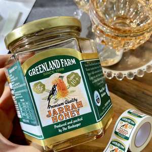 Etiquetas Personalizadas Premium para Botellas de Bebidas, Etiquetas Impermeables para Botellas de Salsas y <span class=keywords><strong>Especias</strong></span>, Rollo de Etiquetas para Frascos de Alimentos para Envasado de Alimentos - Product Image 2