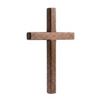 Croix chrétienne en bois massif, à fixer au mur, crochet de prière portable, cadeau religieux fait main, décoration murale, idéal pour la maison et le bureau