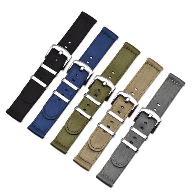 Wholesale Customizable Smooth Nylon Weave Strap Men Women Sport Quick Release Band Skin-Friendly Fabric for Smart Watch