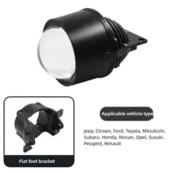 XSY Lámpara Antiniebla LED de Doble Luz de Alta Calidad, Totalmente de Aluminio, Impermeable IP67, 5000K Luz Diurna, con Lente Ojo de Pez de 3 Pulgadas, Potencia de Salida de 55W - Product Image 3