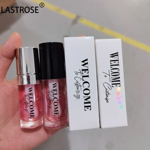 Aceite Labial Vegano al por Mayor, Color Rosa Frutal, Nutritivo, Natural, con Brillo, Cambia <span class=keywords><strong>de</strong></span> Color, Hidratante, con Pincel Grande, Marca Privada - Product Image 1