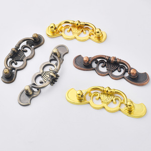 European Style Zinc Alloy <b>Cabinet</b> Handle Bar Drawer Pulls Antique Bronze Reddish Brown Durable Furniture Hardware - Product Image 4