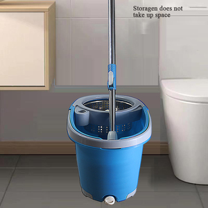 Juego de cubo para fregona IMAXX Classical <span class=keywords><strong>spin</strong></span> 360, fregona mágica de microfibra para limpieza de suelos con cabezales de repuesto para limpieza de suelos - Product Image 5