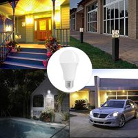 Bombilla led inteligente para interiores y exteriores, sensor de movimiento por Radar, 8w