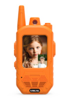 CQZNRC Talkie-walkie vidéo pour enfants 2,4 G avec écran de 2 pouces, Full HD 480P, portée de 300 m, effets visuels et vocaux amusants, jouets pour les enfants de 3 à 12 ans