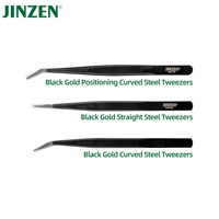 Pince à fil en acier noir et or JINZEN TWE7/TWE8 de haute qualité pour machine à coudre, outil de serrage de fil pour usage industriel