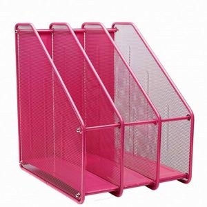 ที่ใส่เอกสารแบบตาข่ายโลหะ 3 ช่อง สำหรับจัดระเบียบโต๊ะทำงาน - Product Image 3
