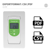 Tempu 04 Mini Digital Data Logger with USB Output Internal Temperature Sensor IP65-OEM Supported