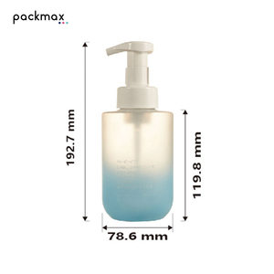 300ml 500ml PET Flat Shoulder <b>Pump</b> Sprayer <b>Bottle</b> for Baby Hand Soap-Custom Cosmetic Packaging Mousse <b>Dispenser</b> Wholesale - Product Image 6