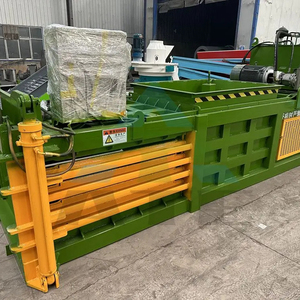 Horizontal Cardboard <strong>Compactor</strong> Automatic Paper Hydraulic Cardboard Cloth Waste Baler Baling Press <strong>Machine</strong> - Product Image 1