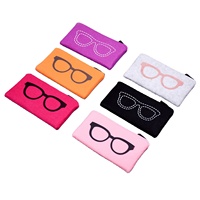 Étui à lunettes à fermeture éclair BestClean avec doublure en feutre doux-Pochette à lunettes à la mode pour lunettes de soleil et lunettes de lecture